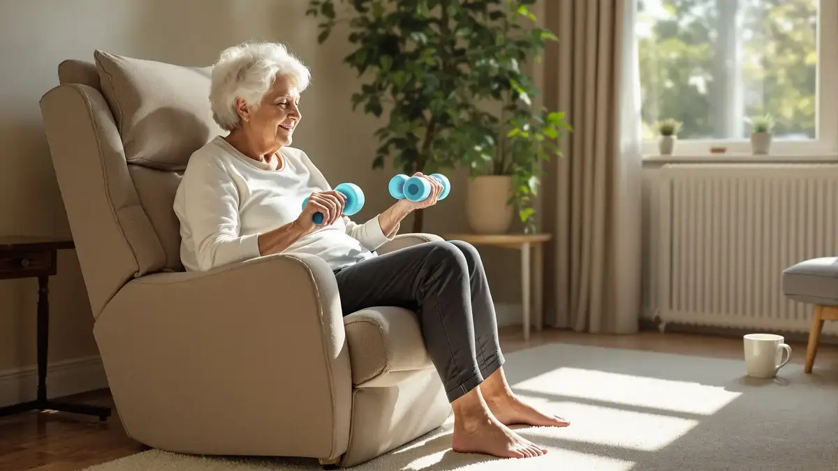 Těchto 6 sedacích cviků odhaluje nečekanou funkční sílu po šedesátce, na rozdíl od dlouhých procházek