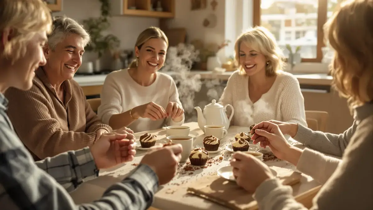 Měkké mramorové dortíky s rozplývající se čokoládou pro příjemné chvíle u stolu