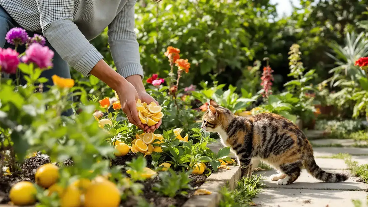 Tyto dva plody odradí kočky od proměny vaší zahrady na záchod