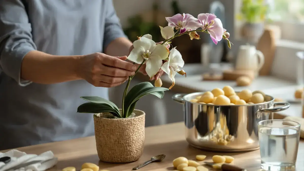Tento trik s bramborou může znovu rozkvést vaši orchidej, což málokdo ví