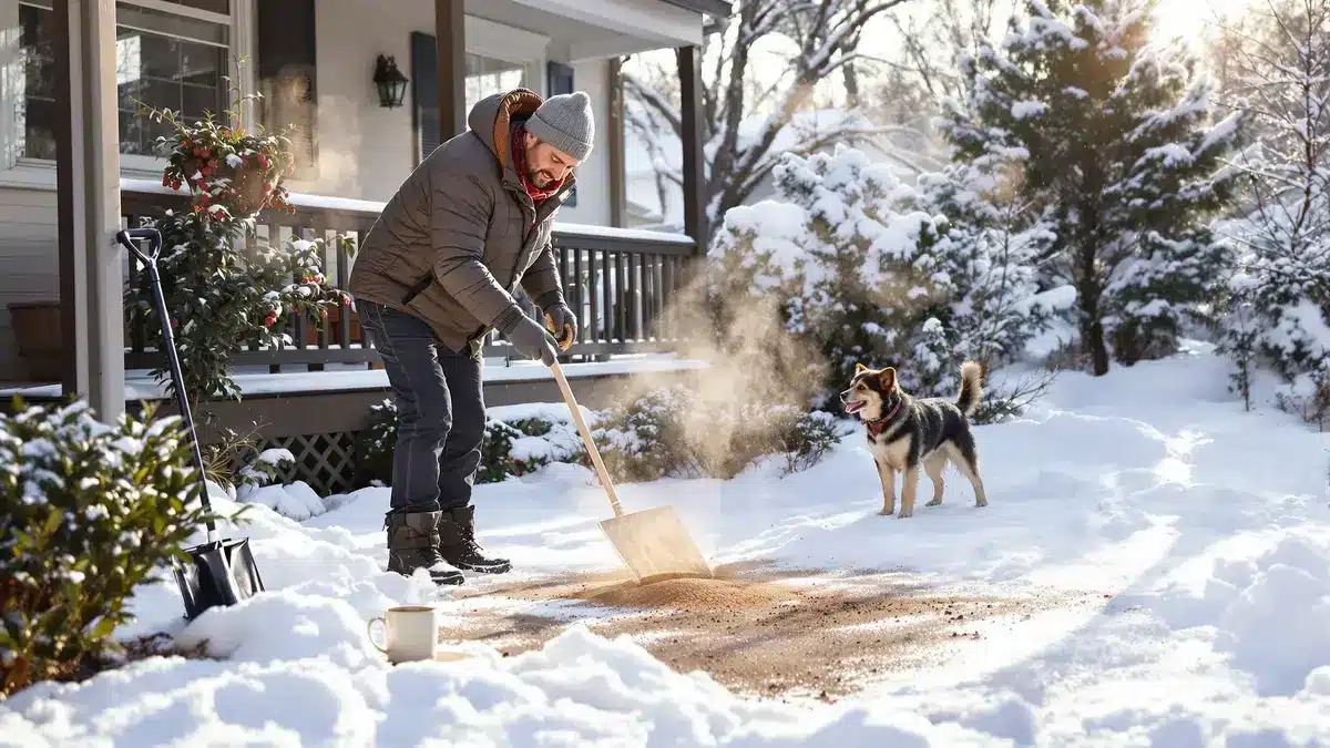 Tento úžasný způsob, jak se vyhnout soli na vaší příjezdové cestě, by mohl navždy změnit vaši zahradu